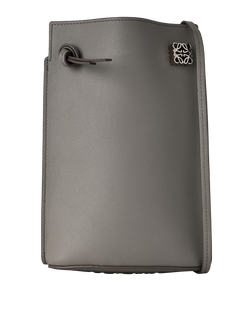 Dice Pocket, Leather, Grey, MIS, 3*